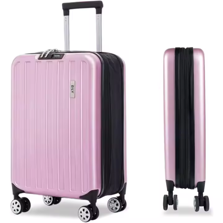 Artree | Maletas ABS extensible de cabina 55 X 35 X 23 cm, Equipaje de mano, Maletas pequeñas 10 kg Rígida de Polipropileno con 4 Ruedas Dobles 360° y Cierre de seguridad, Maletas cabina avión para niño y adulto - 1