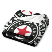 Manta Decorativa Partizan Beograd De Poliéster Suave Para Cama Cosplay Anime Manta Para Picnic Viaje Hogar Avión Antipelusa Retardante De Fuego Recortada Al Aire Libre - details 1