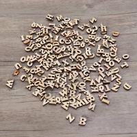 100Pcs Letras Y Números De Madera Para DIY Boda Fiesta Decoración Del Hogar Letras Inglesas A-Z No Pintadas Originales De China - details 5