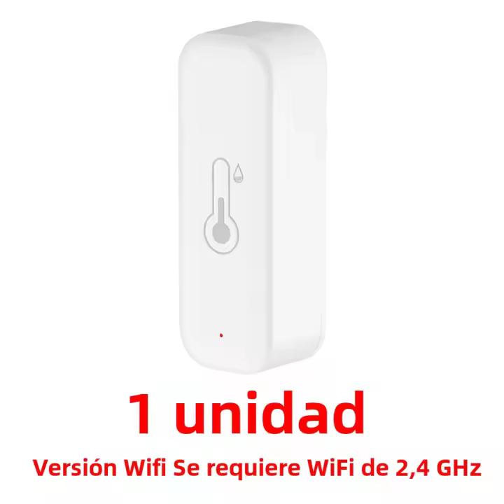 Termómetro Inteligente Tuya WiFi Zigbee Para El Hogar Con Medición De Temperatura Y Humedad Compatible Con Alexa Y Google Home Control Remoto Por App Y Alarma - 1