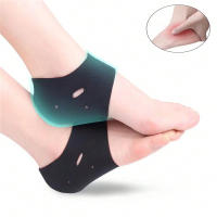 Calcetines Para El Talón Con Alivio Del Dolor De Fascitis Plantar Y Tendinitis De Aquiles Esponja Elástica Para Callos Y Espolos Alivio Del Dolor Para Pies Secos Y Agrietados Paquete De 2 - details 0