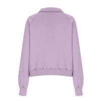 Nueva Sudadera De Mujer Con Capucha Cuello Erguido Otoño Invierno Color Sólido Fleece Manga Larga Bolsillos Cierre Media Pullover Suave - details 66