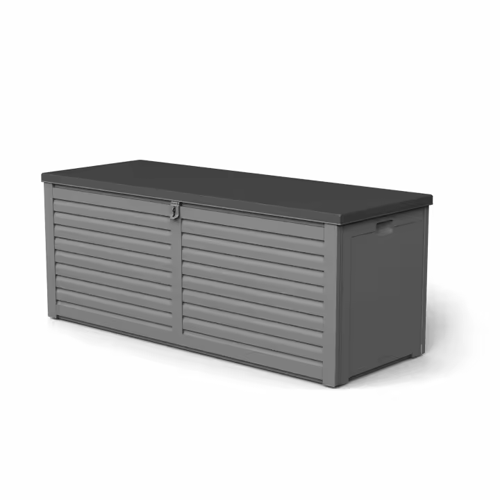 Gardiun Arcón Exterior para Jardín con Capacidad de 390L Gardiun Lift 143x53x56 cm Baúl de Resina con Amortiguador - 1