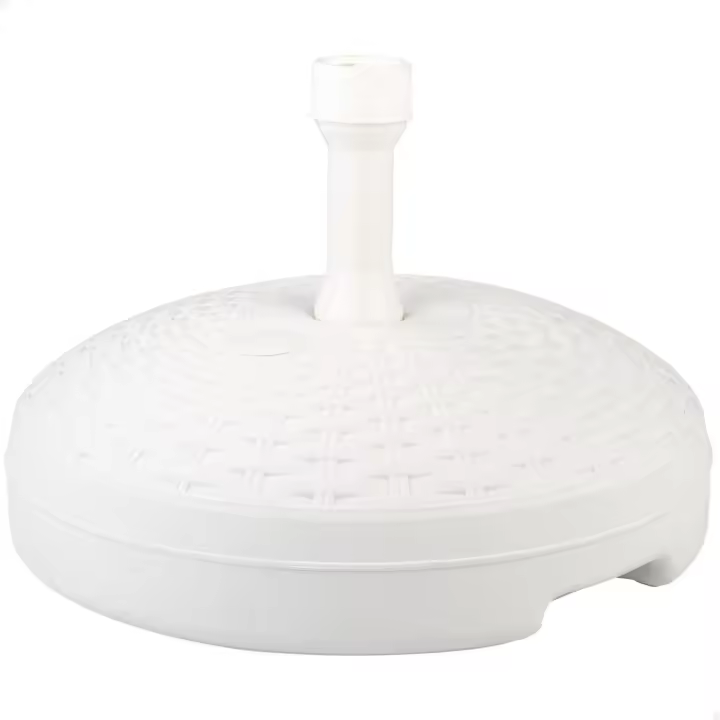Base para sombrilla circular blanca 19-33 mm Aktive - 1