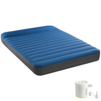 INTEX - Colchón hinchable, disponible modelo doble e individual, construcción interior Fiber-Tech, material TPU, ultraligero, cómodo y estable, hinchador eléctrico incluido, cama plegable inflable, colchones inflables - details 1