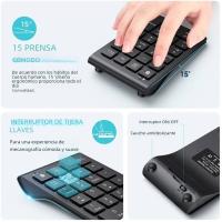 Jomaa Teclado Numérico Inalámbrico Recargable Bluetooth 22 Teclas Delgado Externo Para Entrada De Datos De Teclado - details 4