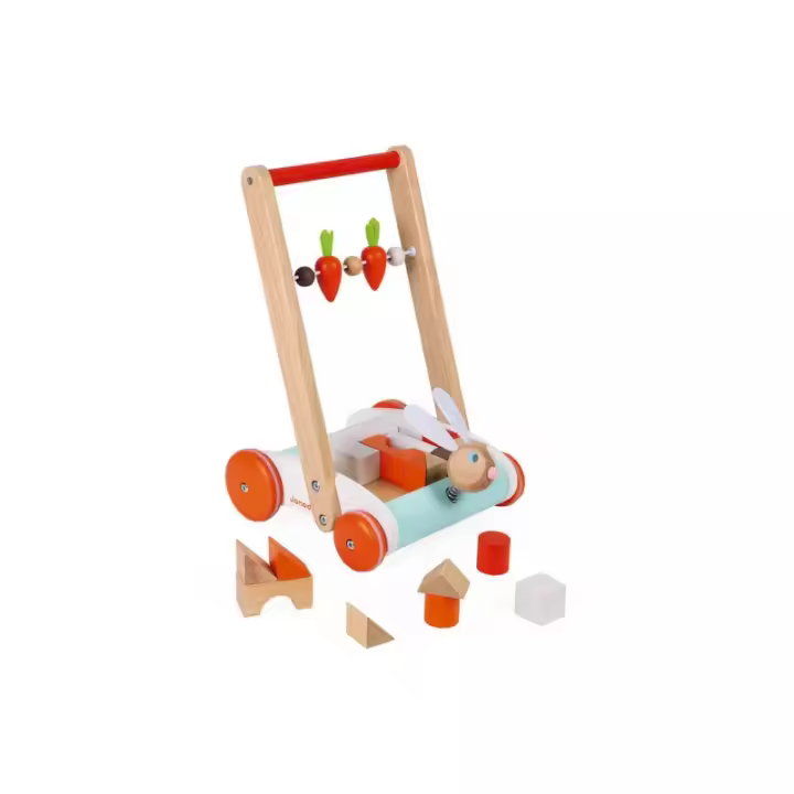 Andador Janod con bloques Conejo - 1