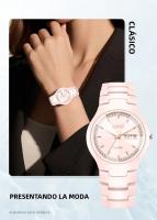 Reloj De Cuarzo Para Mujer LIGE Nueva Moda Cerámica Impermeable Con Calendario Elegante Reloj De Pulsera Con Caja - details 8