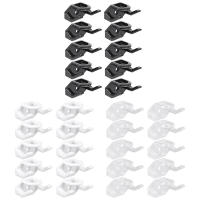 5Pcs Portadores De Gorras Minimalistas De Plástico Con Adhesivo Espacio Ahorrador Gancho Para Muros Para Camarines De Camisetas Y Sombreros - details 6