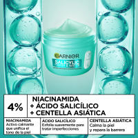 Garnier | Triplo Pure Active Salicylic Fresh & Vitamina C & Hialurón Fresh Matte Sorbete Hidratante Anti imperfecciones 3x85ml - details 3