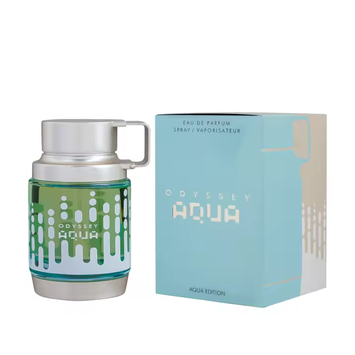 ARMAF Odyssey Aqua Eau de Parfum 100 ml Spray Hombre – Fragancia Aromática Amaderada con Pomelo, Lavanda, Ambroxan y Pachulí - 1