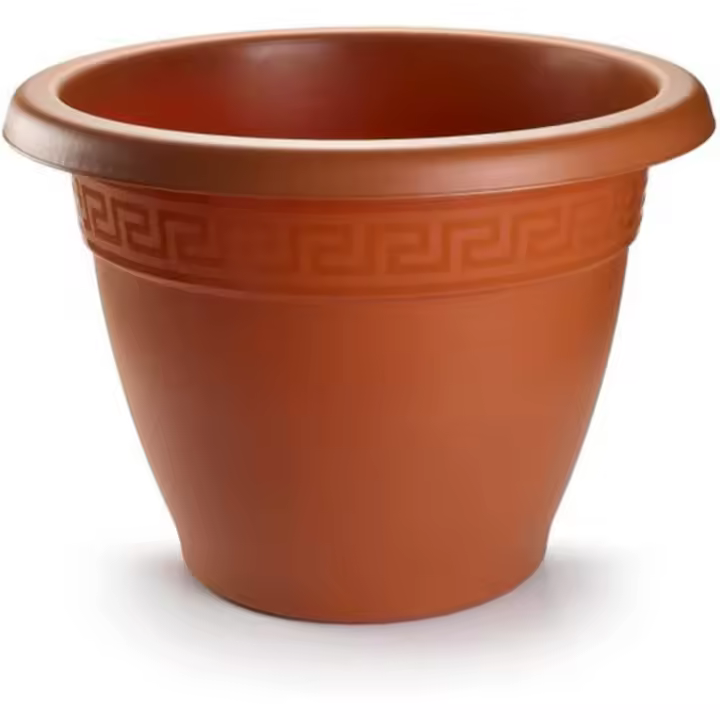 Maceta de Jardín de Gran Tamaño 40 cm de Diámetro x 33.5 cm de Altura, Diseño Casual con Drenaje, Perfecta para Exterior y Terraza - 1