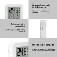 Sensor De Temperatura Y Humedad Bluetooth Tuya Con Pantalla LCD Mini Higrómetro Inteligente Control Remoto Por App Para El Hogar - details 11