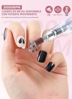 Taladro De Uñas Recargable 35000RPM Con Pantalla Para Manicura Herramientas Para Esmalte De Gel Adecuado Para Manicura - details 4
