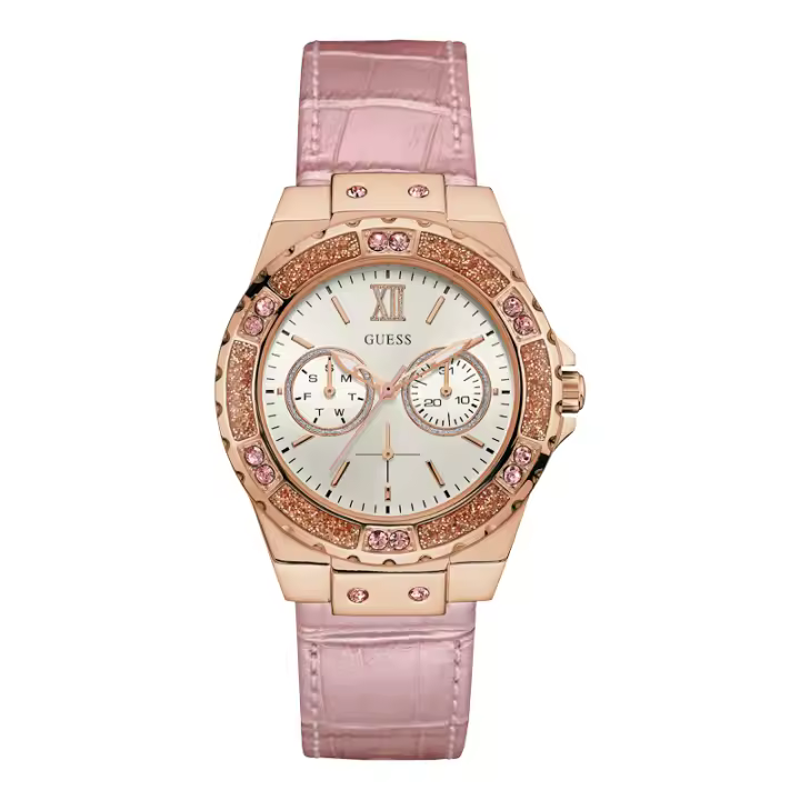 Guess Reloj Mujer Analogico Cuarzo con Correa de Pu & leather strap W0775L3 - 1