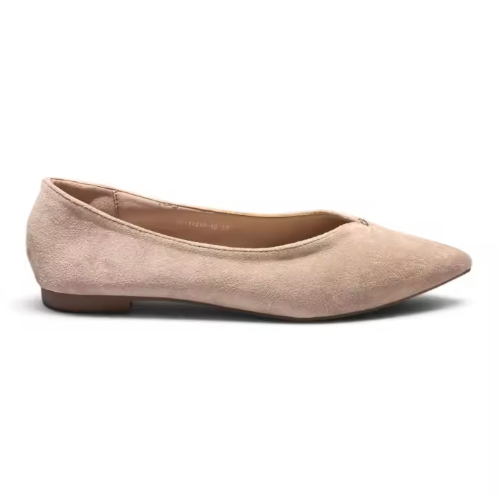 TIMBOS Manoletina punta fina de mujer color taupe 133529 - 1