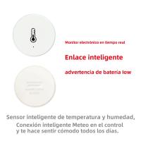 Sensor De Temperatura Y Humedad Inteligente Tuya Zigbee Para Interior Y Exterior Medidor De Humedad Y Termómetro Detector De Seguridad Para El Hogar Compatible Con Alexa - details 3