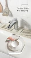 Alfombrilla De Drenaje Rápido De Silicona Para Grifo Y Baño Mat De Drenaje Multifuncional Plegable Y Antisalpicaduras Para Cocina Y Baño Diseño De Pendiente - details 10