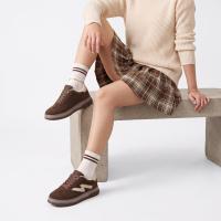 Calzados soraia, Zapatillas Deportivas de Mujer con Paneles de Malla y Detalle de Leopardo - Estilo Urbano Casual - Beige y Marrón - details 2