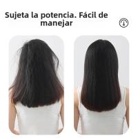 Peine Eléctrico Multifuncional Para Cabello Rizado Y Liso Con Pantalla LCD De Doble Uso ABS Dual Voltaje 100-240v Más De 5min - details 1