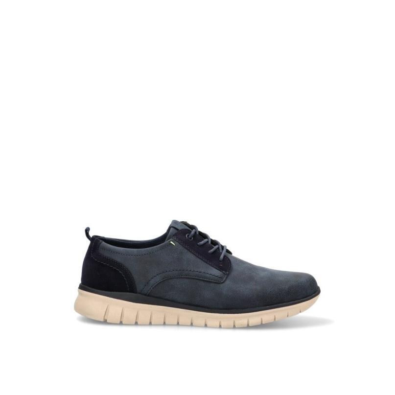 Bluchers Etika - Hombre - Suela Plana - Modelo 60926 - Color Azul