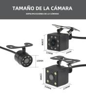 MJDOUD Monitor De Coche Con Cámara Trasera Pantalla TFT LCD HD De 4.3 Pulgadas Cámara De Apoyo LED Para Estacionamiento Fácil Instalación - details 4