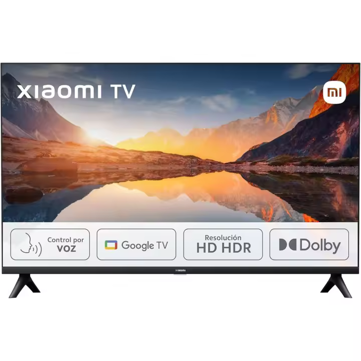 XIAOMI TV A 2025 32" - Smart TV HD HDR, Google TV, Control por Voz, Dolby, Negro - 1