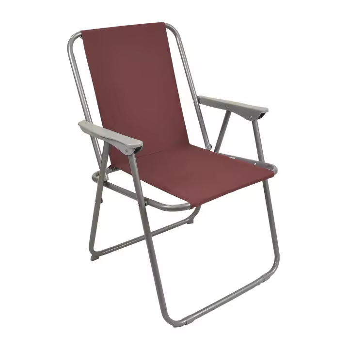 GREATOOL Silla de Playa Plegable con Reposabrazos, 75 x 53 x 43cm, Silla de Playa Plegable, Asiento Ideal para Playa, Jardín, Terraza - 1