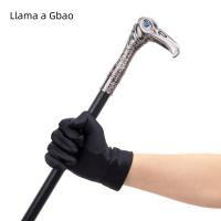 Bastón De Luxo Con Cabeza De Águila Decorativo Y Elegante De 93cm Material De Eje De Acero Punto De Fijación En Borracha Para Actividades Al Aire Libre - details 4