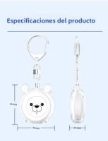 Alarma De Defensa Personal Recargable Mini Para Mujeres Alarma Portátil Para Ancianos Y Niños Alarma De Seguridad Para Autodefensa - details 16