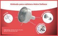Banner - Embudo para cafetera Moka italiana