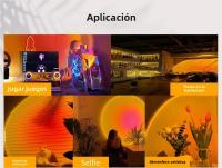 Lámpara De Proyección LED Inteligente Tuya Con Control Remoto IR Y App Smart Life Luz Nocturna RGB Para Fotografía De Fiesta Atmosfera - details 11