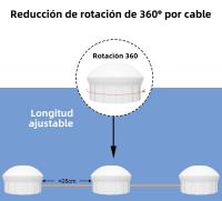 Espejo De Maquillaje LED Con Luz De Pared Para Baño Y Vestíbulo Luz De Noche De Mesa Decorativa Ajustable Sin Pasos Iluminación De Habitación - details 2