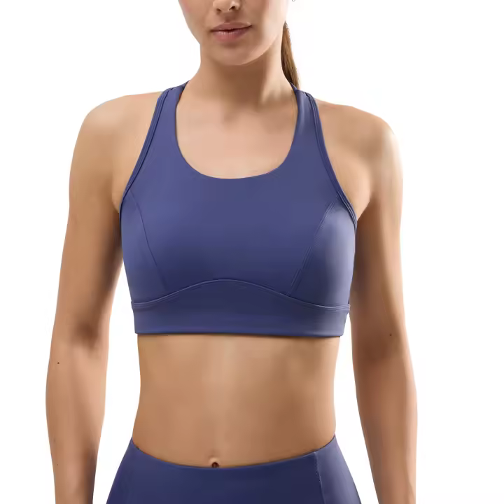Ysabel Mora - Sujetador deportivo con relleno extraíble sujeción media marino - 1