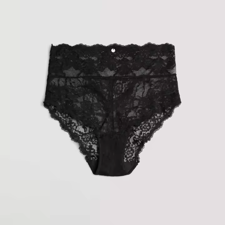 Ysabel Mora - Braga alta encaje negro - 1