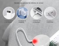 Lámpara Nocturna LED Con Sensor De Movimiento PIR Luz De Noche Recargable USB Para Dormitorio Cocina Armario Escaleras Pasillo - details 10