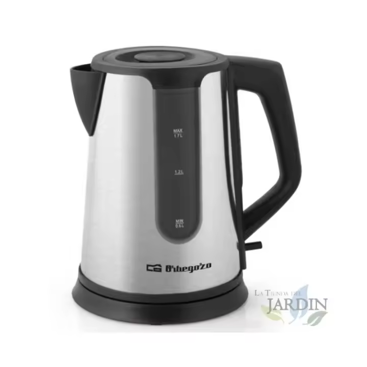 Suinga Hervidor de Agua Orbegozo 1.7L Acero Inoxidable 2200W - 1