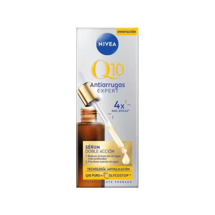 NIVEA Q10 Antiarrugas Expert Sérum Sérum doble acción rellenador reduce arrugas y líneas de expresión piel más firme y tersa 30 ml【ROUA】 - 1