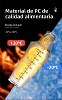 700ML Agitador De Té Boba Con Escala Clara Doble Piso De Plástico Boston Para Mezclar Bebidas Accesorio De Cocina Ecológico - details 4