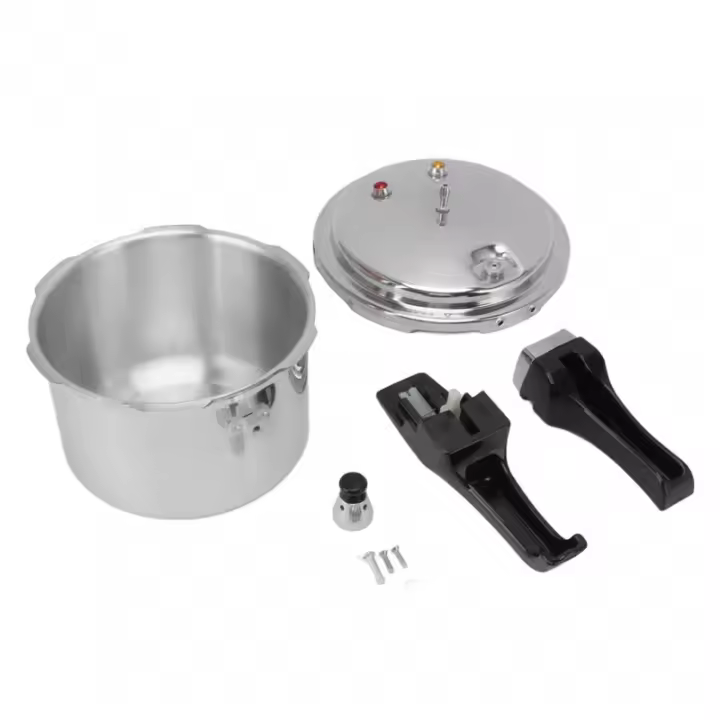 Olla a Presión De Aleación De Aluminio 3L Con Base De 18cm Para Estufa De Gas Mini Olla a Presión De Aleación De Aluminio - 1