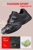 Zapatillas De Deporte Casuales Para Hombre Cuero Ajustable Con Hebilla Y Cierre Blanco Zapatillas Deportivas Masculinas Tenis - details 7