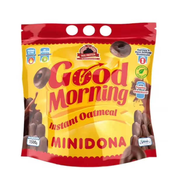 Max Protein Good Morning Instant Oatmeal Minidona (con Toppings) - 1,5 kg - 1