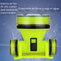 Linterna De Buceo Recargable Portátil 350m Submersible Impermeable LED Super Brillante Para Pesca Con Cabeza De Diver - details 2