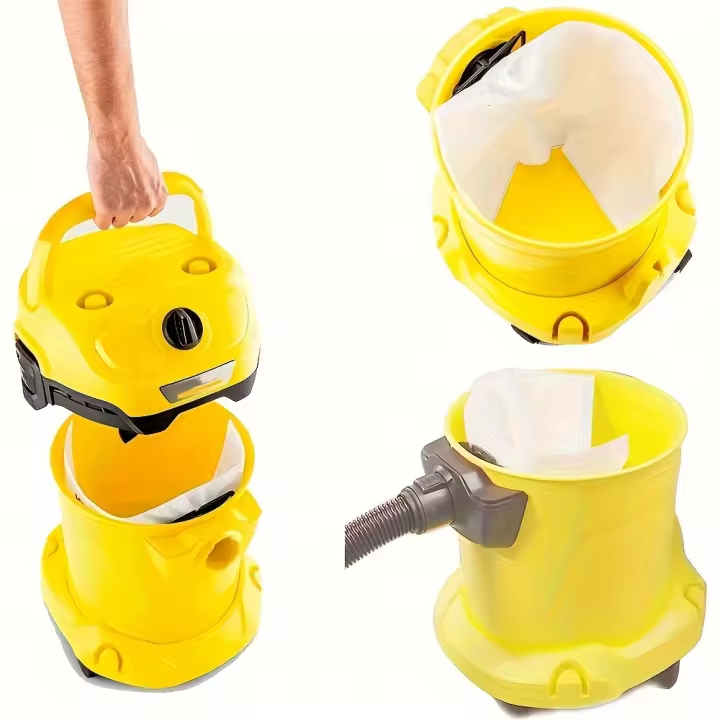 5pcs Bolsas De Polvo Para Karcher 2.863-314.0 KFI 357 KA 40 WD2 plus WD3 SE4002 Accesorios De Repuesto Para Aspiradora Robot - 1