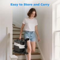 Teendow C6 MAX, Wet & Dry Vacuum Cleaners, 1650W Power Motor, 12000PA, 4M Extended, Removable Large Capacitywater Tank, High-Temperature, Spray-Brush-Suction Integration - details 7