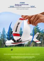 Avión RC FX801 Cessna 182 Control Remoto Vuelo Duradero Material Esterlina Regalo Para Niños Modelos De Avión De Espuma - details 14