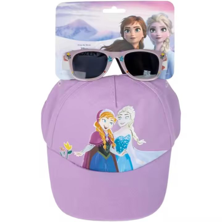 Frozen Set Gorra y Gafas Lila Niña 76443 - 1