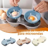 Hervidor De Huevos De Microondas Con 2 Redes Cocina Rápida Limpieza Fácil Silicona No Adhiere Huevos De Pato Y Huevos De Gallo - details 11