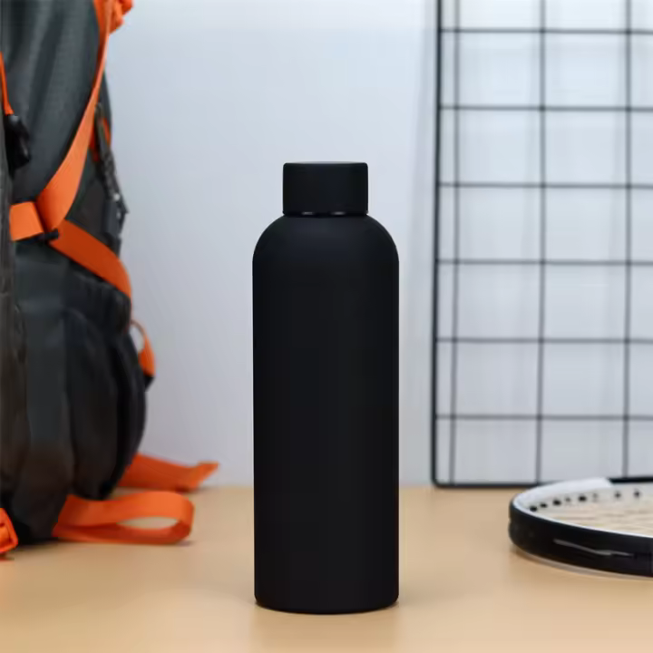Botella Aislada De Acero Inoxidable 750ml Con Tapa Juguete De Café Frío Portátil Para Conducción Viaje Hogar Capacidad Grande - 1
