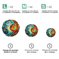 Puzzle De Madera En Forma Irregular Juego Interactivo Familiar Regalo Elegante Para Adultos Reducción De Estrés Gratitude - details 7